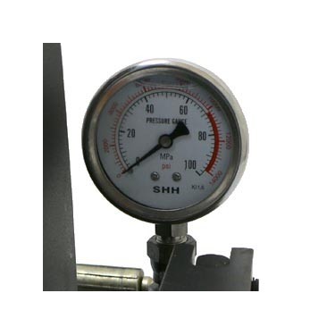 Hydraulische Rosinpresse 5 Tonnen Secret Smoke - Manometer