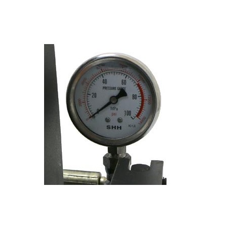 Hydraulische Rosinpresse 5 Tonnen Secret Smoke - Manometer