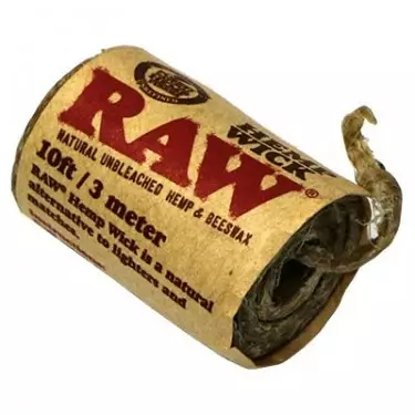 RAW Hemp Wick (mechas)