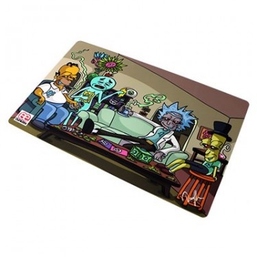 Mantel de Silicona Dunkees - Impossible Task - Diseño de Rick y Morty / Los Simpson