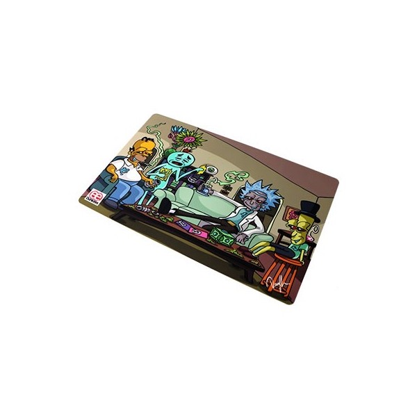 Mantel de Silicona Dunkees - Impossible Task - Diseño de Rick y Morty / Los Simpson