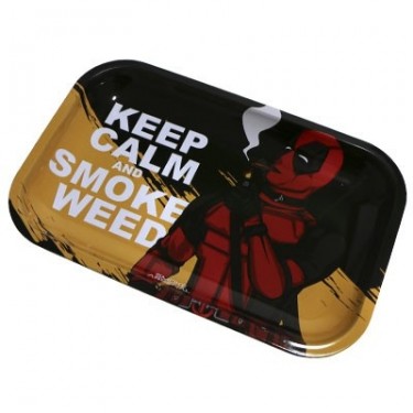Bandejas Smoke Arsenal - Deadpool keep calm and smoke weed