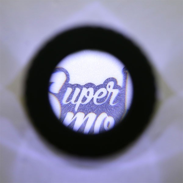 Bote Super Focus De Luxe negro desde dentro