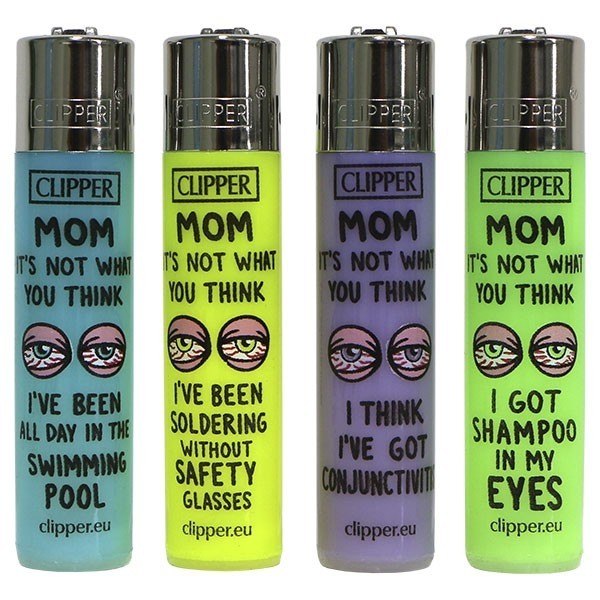 Mechero Clipper - mamá, no voy fumado