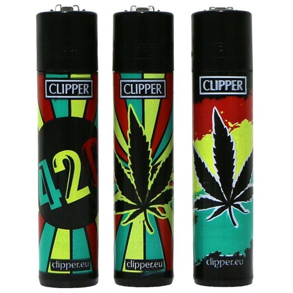Mechero Clipper - hojas 420