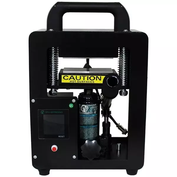 Graspresso GP30 5-Tonnen-Rosinpresse, manuell Graspresso GP30 5 Tonnen Rosinpresse – Vorderansicht