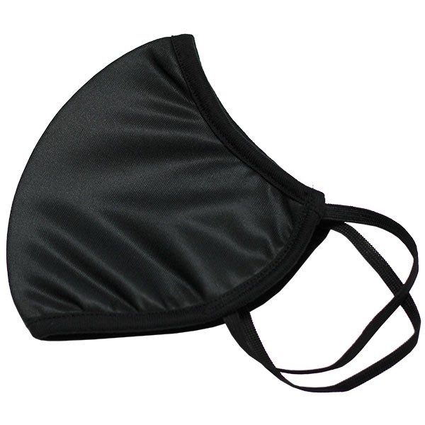 Mascarilla GB - Diseño de hojas, color negro