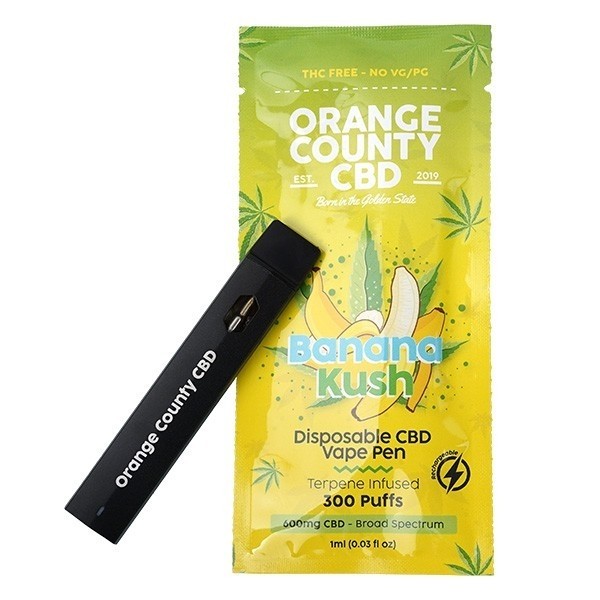 View Pod Desechable Orange County CBD Banana Kush