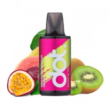 View Dotmod Switch Kiwi Passionfruit Guava 20mg - Cápsula Precargada