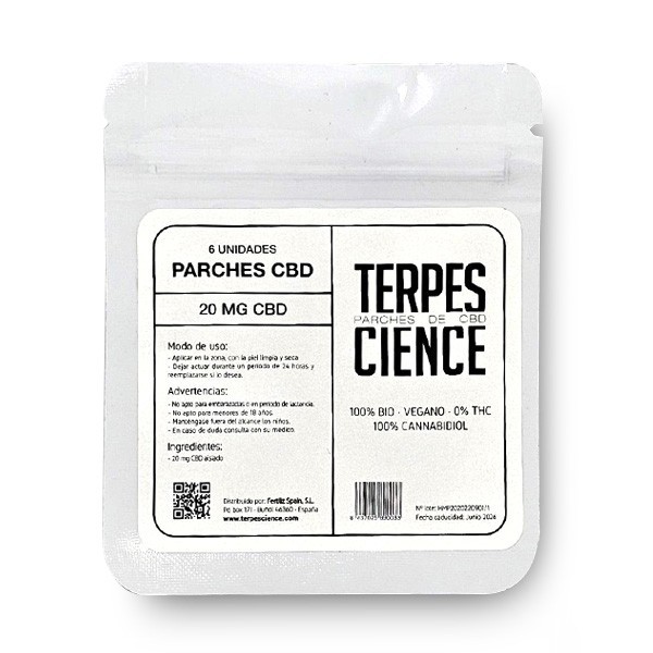 CBD-Pflaster hinter