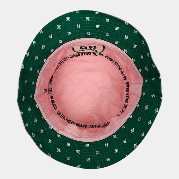 Sombrero Bucket GB The Green Brand rosa interior