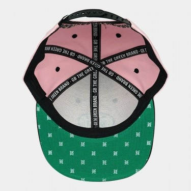 GB The Green Brand Flatcap, rosa innen