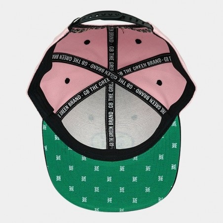 GB The Green Brand Flatcap, rosa innen
