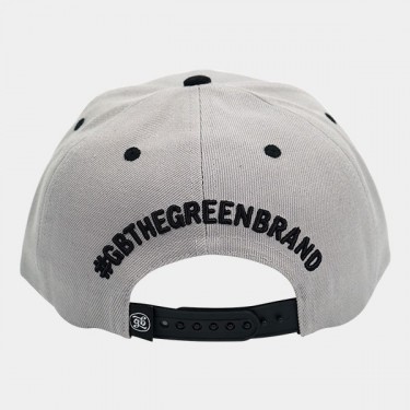 GB The Green Brand Flatcap, grau, innen hinten