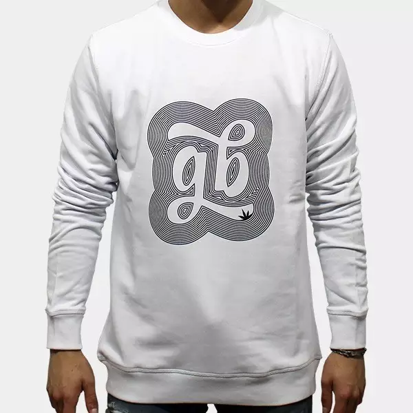 Sicht Sudadera GB Psico blanca