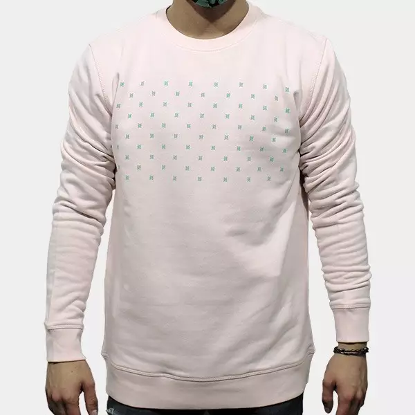 Sicht Sudadera GB Patrón rosa