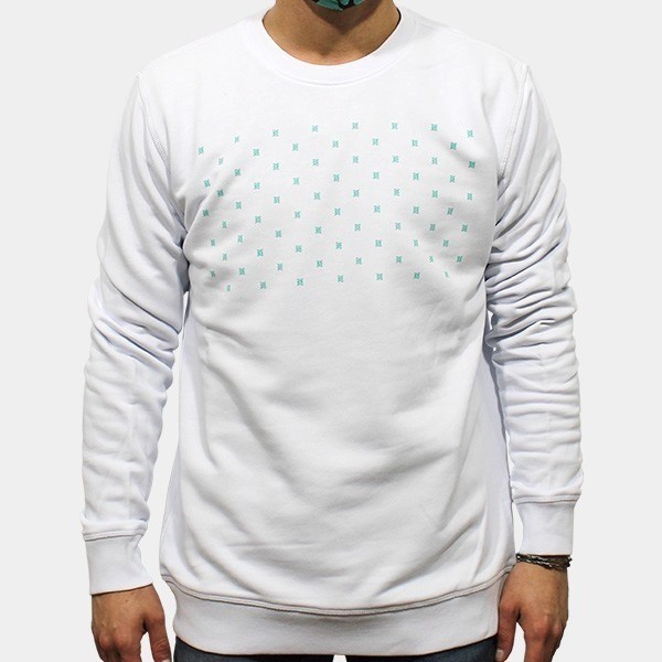 Sudadera GB Patrón blanca