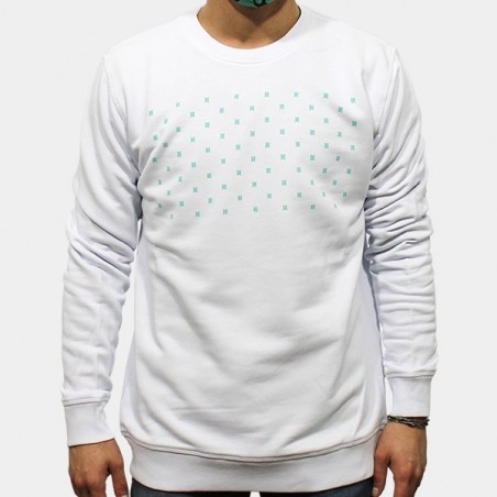 Sudadera GB Patrón blanca