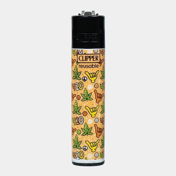 Clipper Feuerzeug Leaf Pattern 2