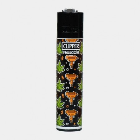Clipper Feuerzeug Leaf Pattern 3