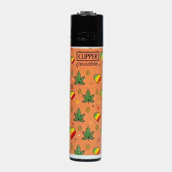 Clipper Feuerzeug Leaf Pattern 4