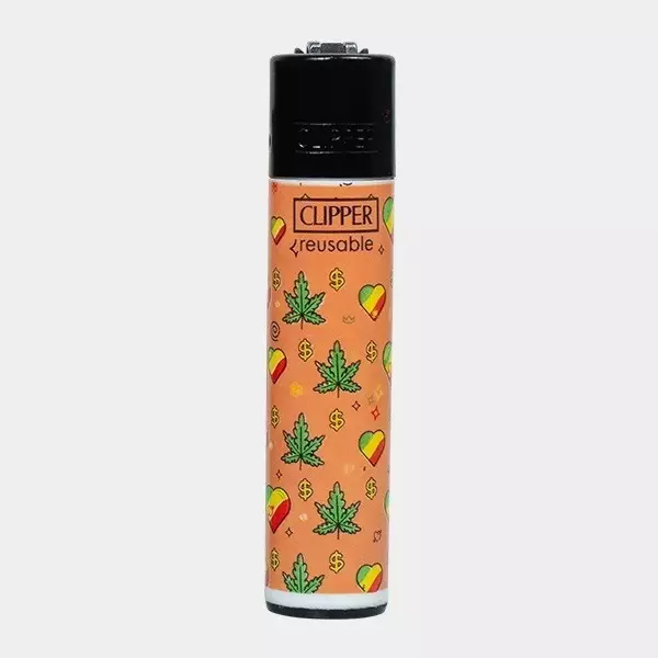 Clipper Feuerzeug Leaf Pattern 4