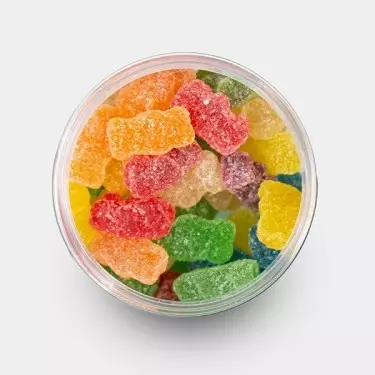 CBD-Gummibärchen GB 'Tropicanna Cookies' offen