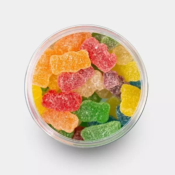 CBD-Gummibärchen GB 'Tropicanna Cookies' offen
