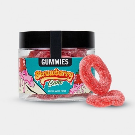 CBD-Gummis GB Erdbeer-Kuchen