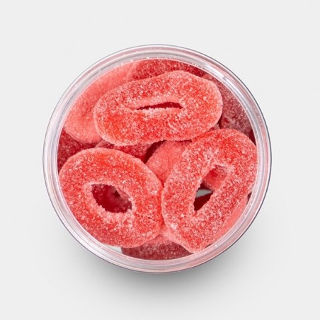 CBD-Gummis GB Erdbeer-Kuchen offen
