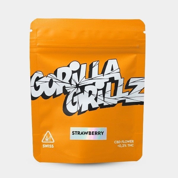 Flores de CBD Gorilla Grillz Outdoor strawberry
