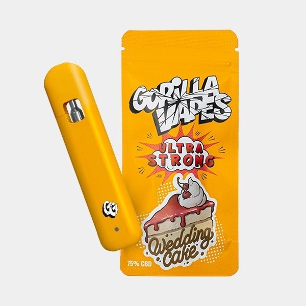 View Gorilla Vape CBD 75% Gorilla Grillz - Wedding Cake