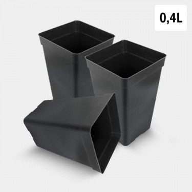Pack Quadrat-Topf 0,4L