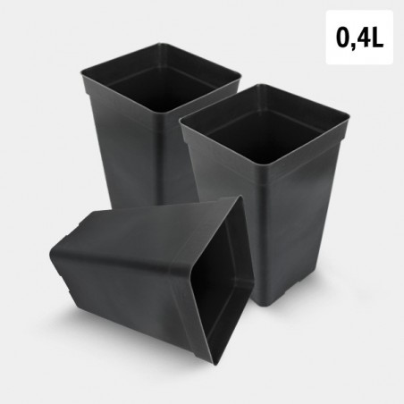 Pack Quadrat-Topf 0,4L