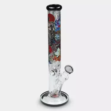 Bong con Maleta Ronin y Geisha Black Leaf