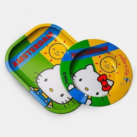 Kit Hello Kitty Classic Amsterdam Bandeja Pequeña + Cenicero