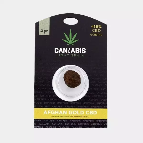 Extracciones de CBD Cannabis Light Spain afghan gold