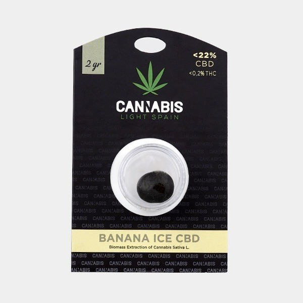 Extracciones de CBD Cannabis Light Spain banana ice