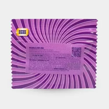 Hash CBD Xuxes 'Wonka' parte trasera