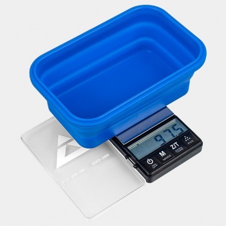 SBS-1000 Blue Silicone Bowl Waage (1000G X 0,1G) - GB The Green Brand