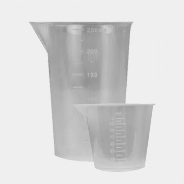 View 250 ml und 70 ml Plastik-Messbecher - Günstig Grow