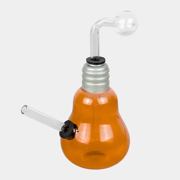 Bong BHO Glühbirne 16cm orange