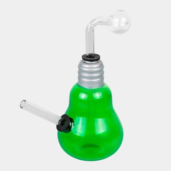 Bong BHO Glühbirne 16cm grün