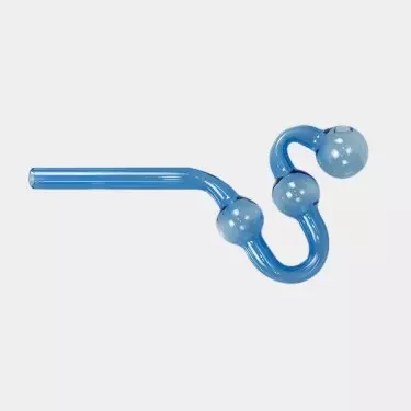 Gebogenes Ölrohr aus Glas