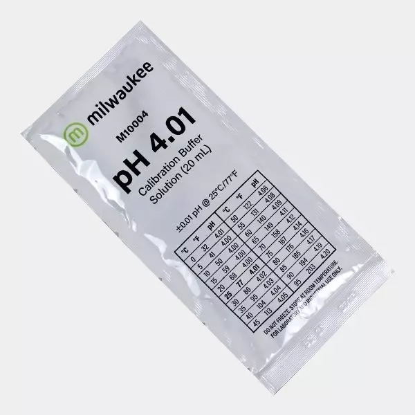 Milwaukee pH-Kalibrierflüssigkeit Kalibrierflüssigkeit – pH 4,01 (20 ml)