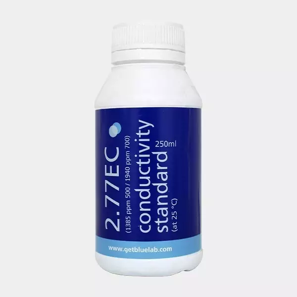 Sicht EC-Kalibrierlösung Bluelab