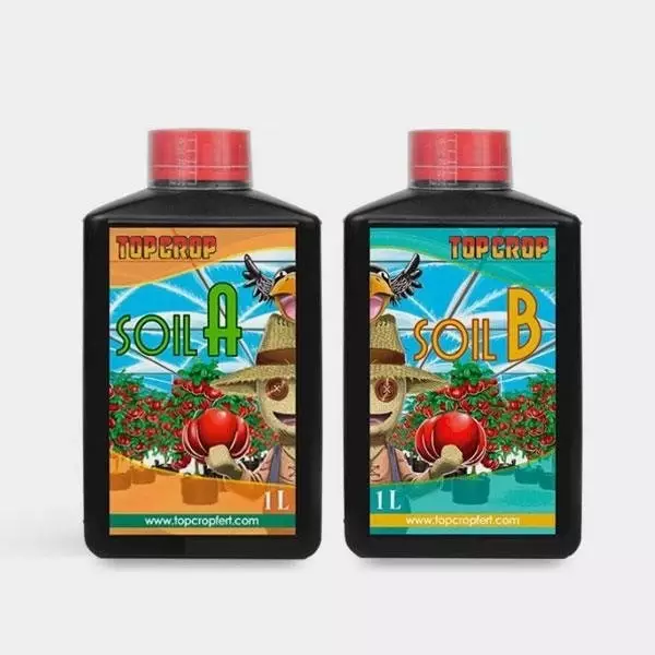 Sicht Boden A+B von Top Crop, ein zweiteiliger Grunddünger - Günstig Wachsen