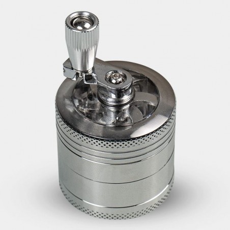 Manueller schwarzer Grinder mit 40mm, 4-teilig - GB The Green Brand