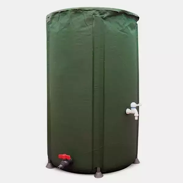 Flexible Bewässerungswasserbehälter grün