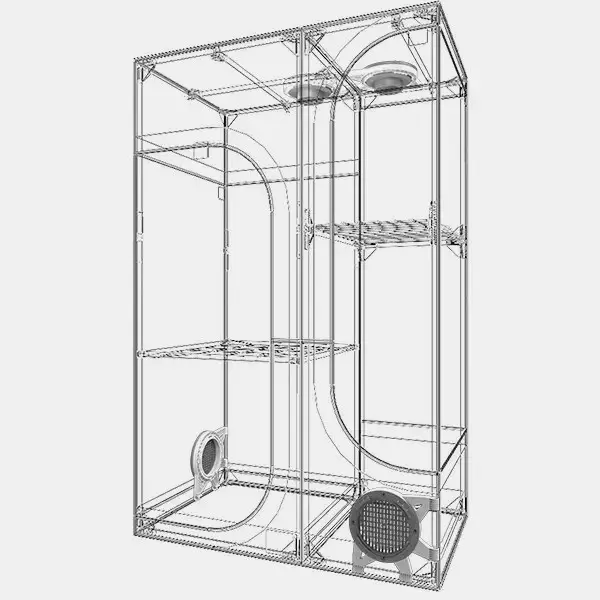 Lodge R4.0 Grow Schrank Secret Jardin - Günstig Wachsen